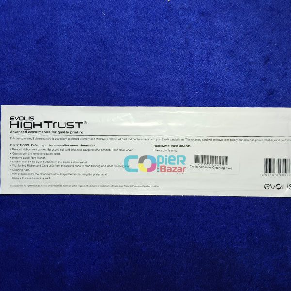 Evolis ACL004 T Cleaning Card